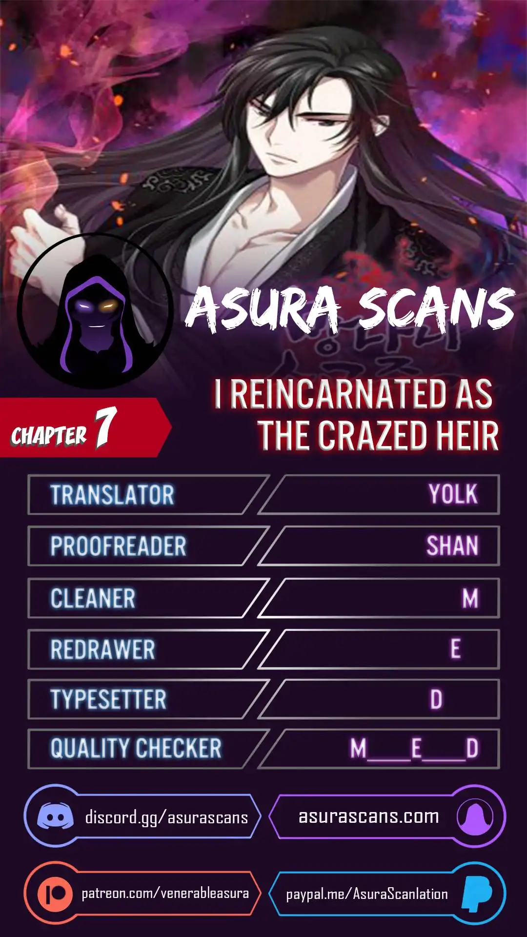 I Reincarnated As The Crazed Heir Chapter 7 1